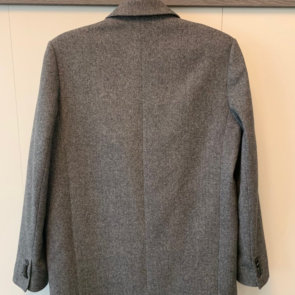 Everlane Oversized Blazer Grey Herringbone (Like New) - Picture 4 of 7